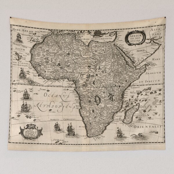 Item preview, Map of Africa (1640) designed and sold by allhistory.