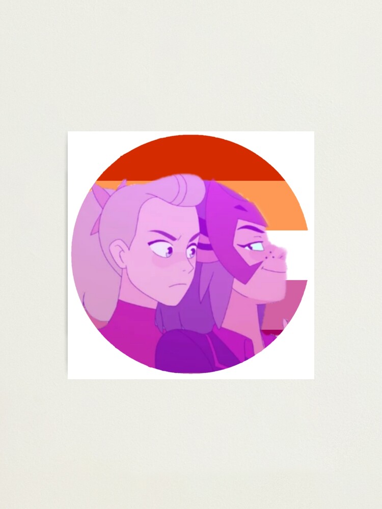 Catradora She Ra Lesbian Flag Spop Photographic Print By Queerwriter Redbubble 7412