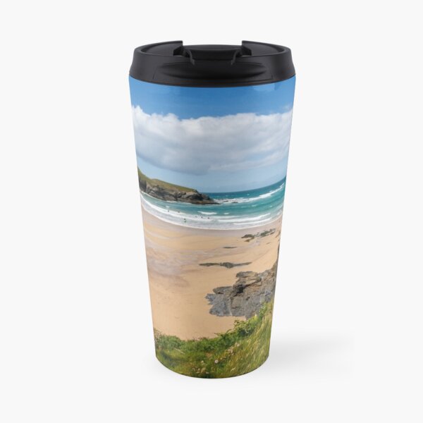 Treyarnon Bay,North Cornwall Travel Mug