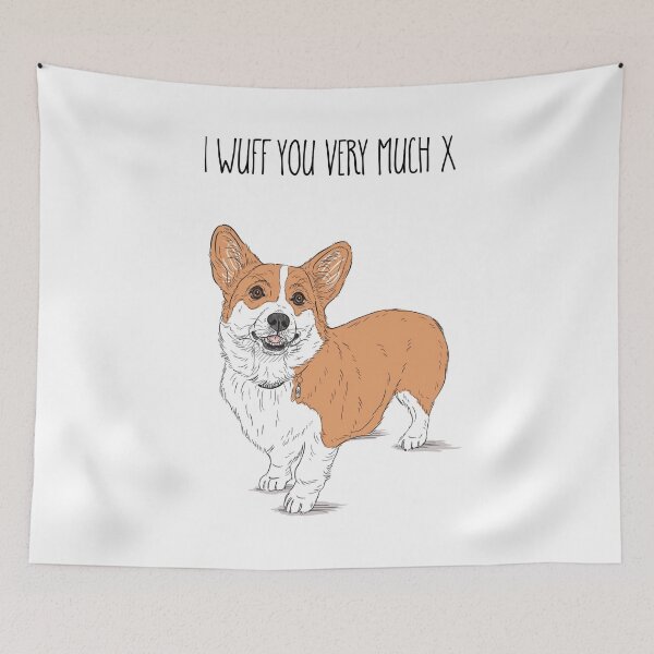 Item preview, I Wuff You Very Much X designed and sold by Adam Regester.