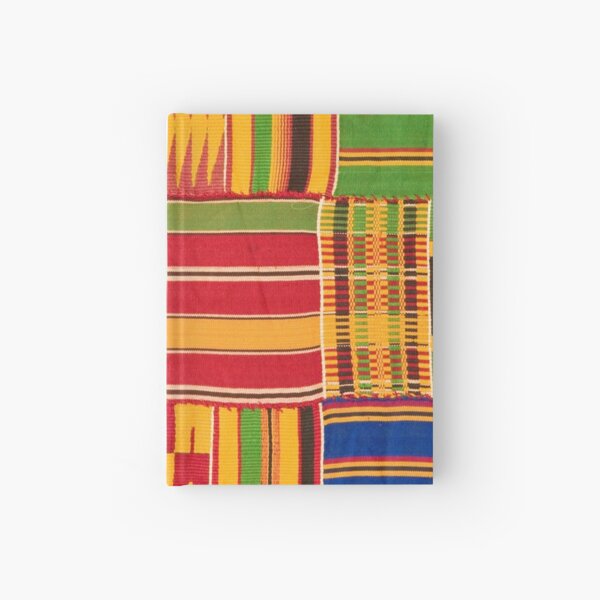 Kente Cloth Textile Pattern Hardcover Journal