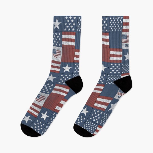 Item preview, Patchwork American USA Flag designed and sold by MarkTees.