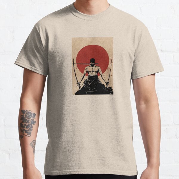 Roronoa Zoro poster T-shirt classique