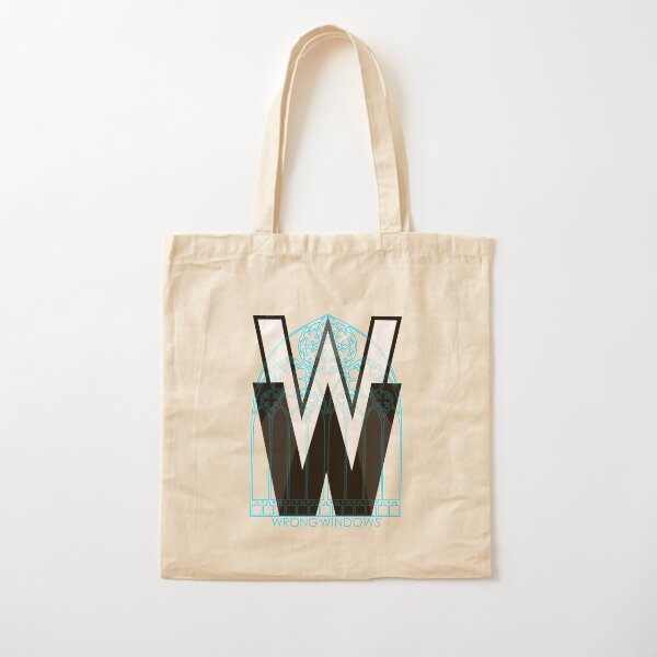 Wrong Windows Double-W Logo Variant #3 (Rose Triple Arch) Cotton Tote Bag