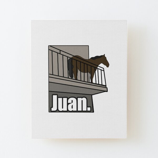 Juan Horse on Balcony Dank Meme