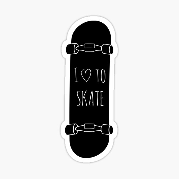 Skate Skateboard' Autocollant