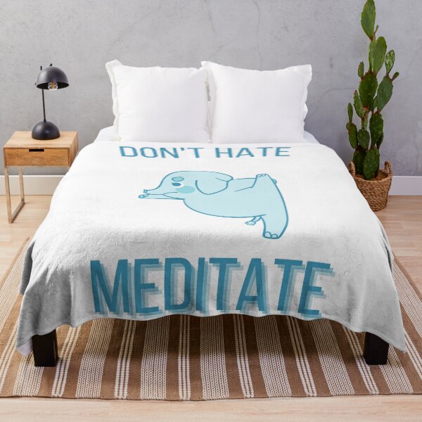 Item preview, Don't hate Meditate Yoga lover designed and sold by Khruvenaroh.