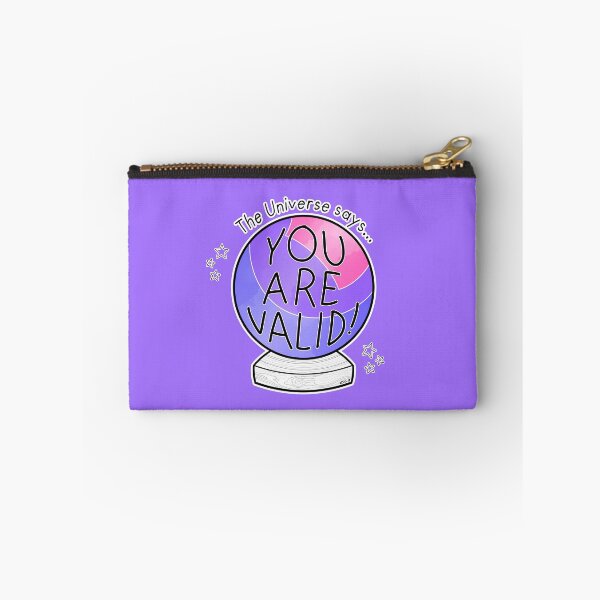 Item preview, Bi flag crystal ball - The Universe says... You are valid! designed and sold by Chiara Filincieri.