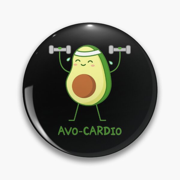 Item preview, Avocado pun. Avo-cardio. Avocado lifts weights.  designed and sold by TashaVector.