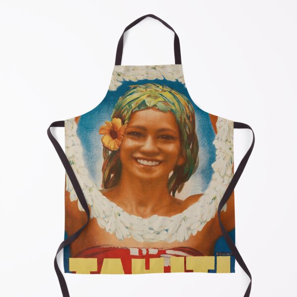 Artikelvorschau, retro classic Tahiti poster entworfen und verkauft von CorasPosters.
