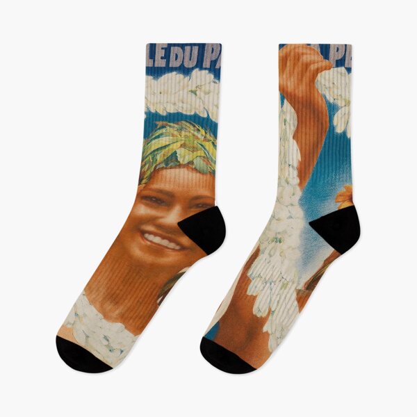 Artikelvorschau, retro classic Tahiti poster entworfen und verkauft von CorasPosters.