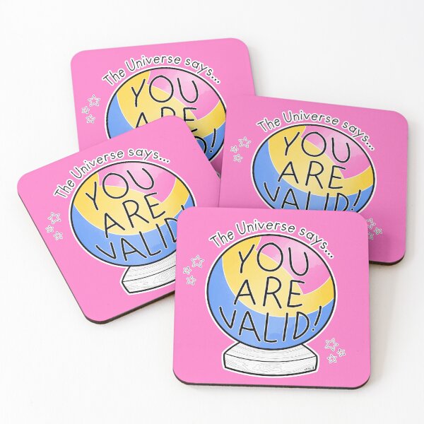 Item preview, Pan flag crystal ball - The Universe says... You are valid! designed and sold by Chiara Filincieri.