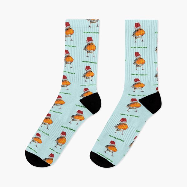 Item preview, Season's tweetings Christmas Red Robin designed and sold by IslesArt.