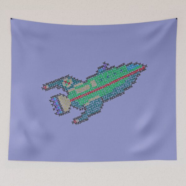 Item preview, Futurama Planet Express Cross | Simple stitch designed and sold by Orloff.