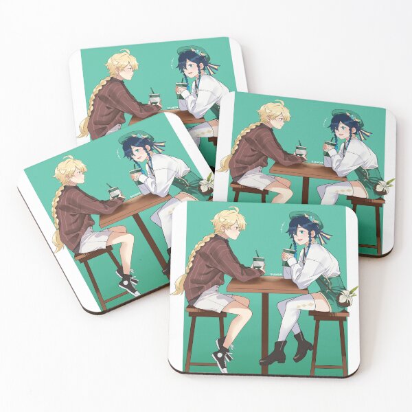 Item preview, Genshin Impact - Aether and Venti's Day Off designed and sold by MykaAndSalmon.