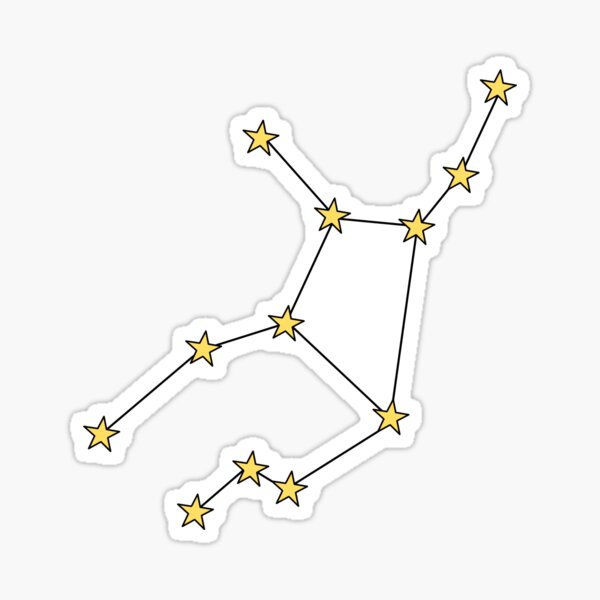 VIRGO CONSTELLATION Sticker