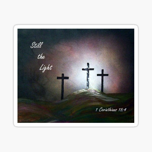 Item preview, Still the Light Scripture Painting designed and sold by EloiseArt.
