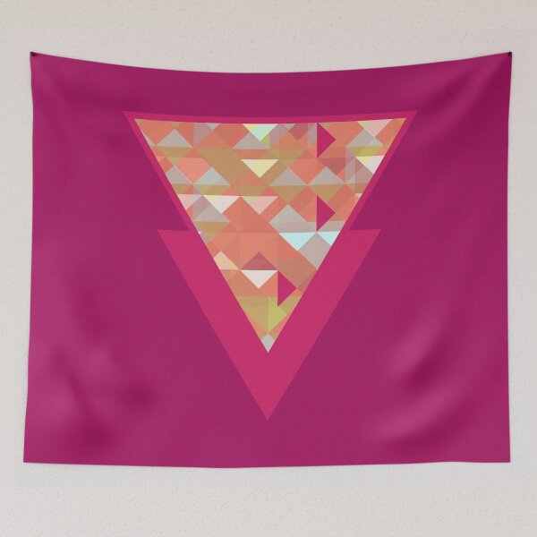 Item preview, Pink Geometric Triangles designed and sold by ClaudiaGrosso.