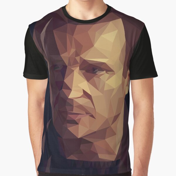 Liam Neeson Low-Poly Camiseta gráfica