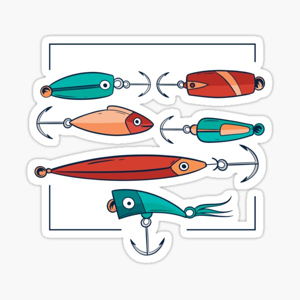 Fishing wobblers or artificial lures Royalty Free Vector