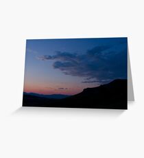 Horsetooth sunset Greeting Card