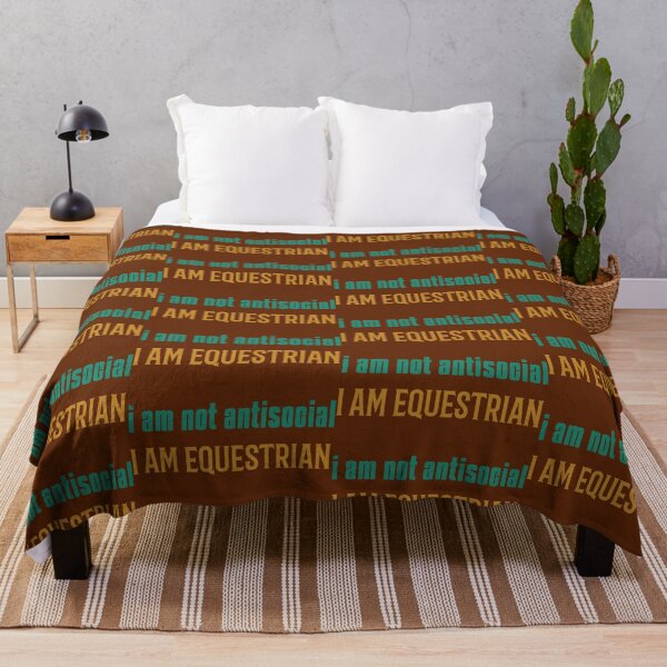Item preview, i am not antisocial i am equestrian designed and sold by horseaddicted.