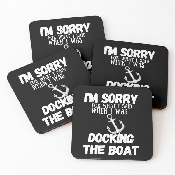 Item preview, I'm Sorry For What I Said When I Was Docking The Boat Funny Pontoon Captain Boat Lake Boating Pontoon Boat Gift designed and sold by Norstyle.