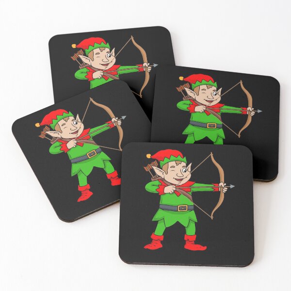 Item preview, Christmas Archery Gift Kids Bow Tshirt Men Archery Elf designed and sold by DSWShirts.