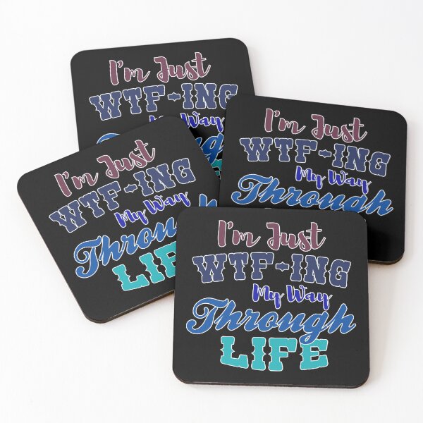 Item preview, I'm Just WTF ing My Way Through Life - Funny Quote Saying designed and sold by Noahlaz.