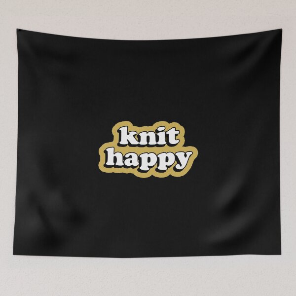 Item preview, knit happy - I Love Knitting designed and sold by thehonestjoe.