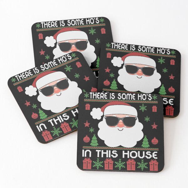 Item preview, There is some ho's in this house, Funny Christmas ugly sweater  designed and sold by Noahlaz.