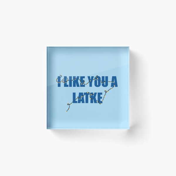 Item preview, I Like You a Latke designed and sold by shtkthtstks.