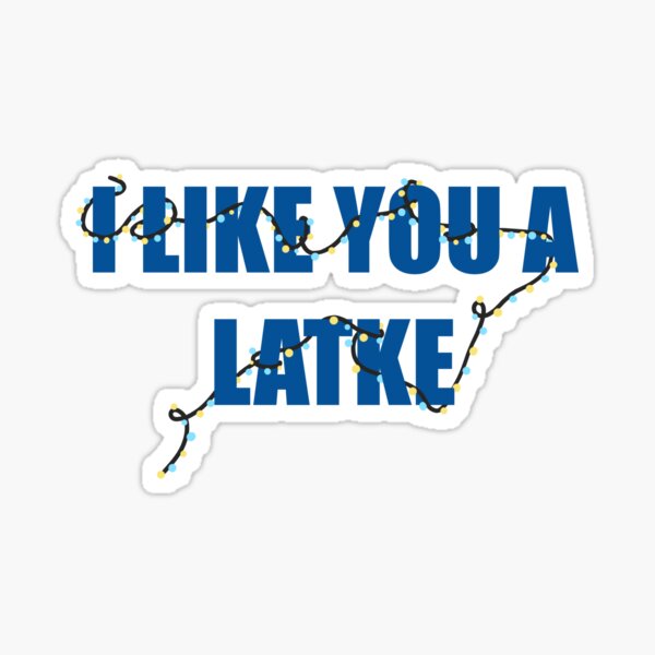 Item preview, I Like You a Latke designed and sold by shtkthtstks.