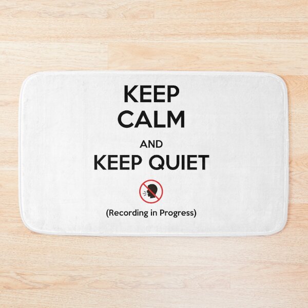 Item preview, Keep Calm and Keep Quiet designed and sold by DanLopesMerch.