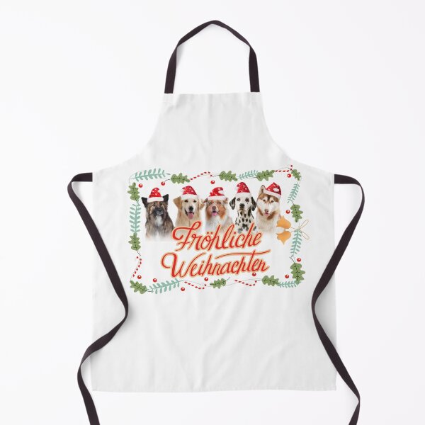 Item preview, Five dogs with Christmas hats, group of dogs wishes a Merry Christmas designed and sold by Toffy2222.