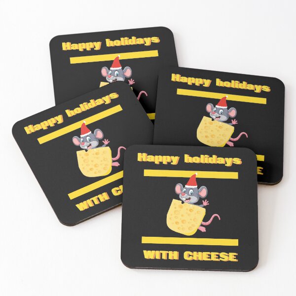Artikelvorschau, Happy holidays with cheese entworfen und verkauft von Bodino.