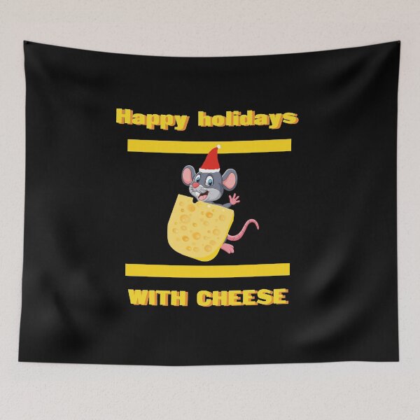 Artikelvorschau, Happy holidays with cheese entworfen und verkauft von Bodino.