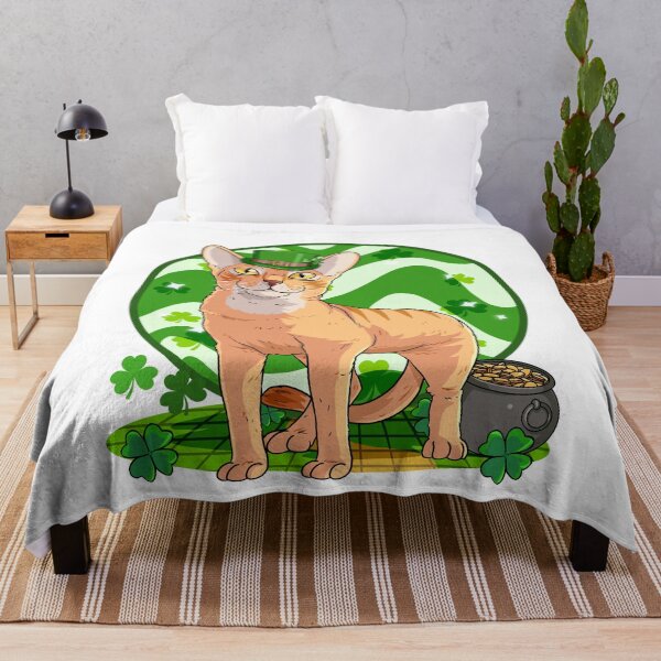 Item preview, Abyssinian Cat Irish Leprechaun St. Patricks Day designed and sold by Nosek1ng.