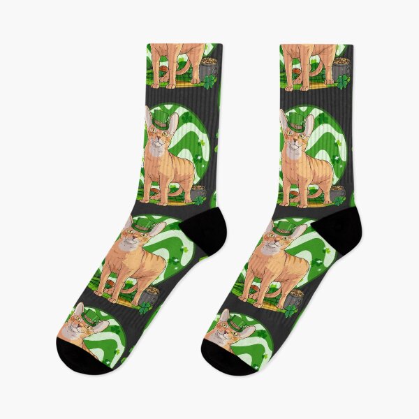 Item preview,  Abyssinian Cat Irish Leprechaun St. Patricks Day  designed and sold by Nosek1ng.