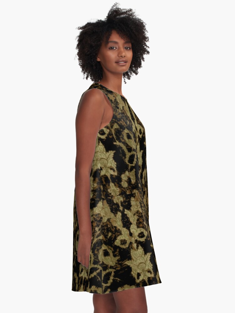 Brocade a sale line dress