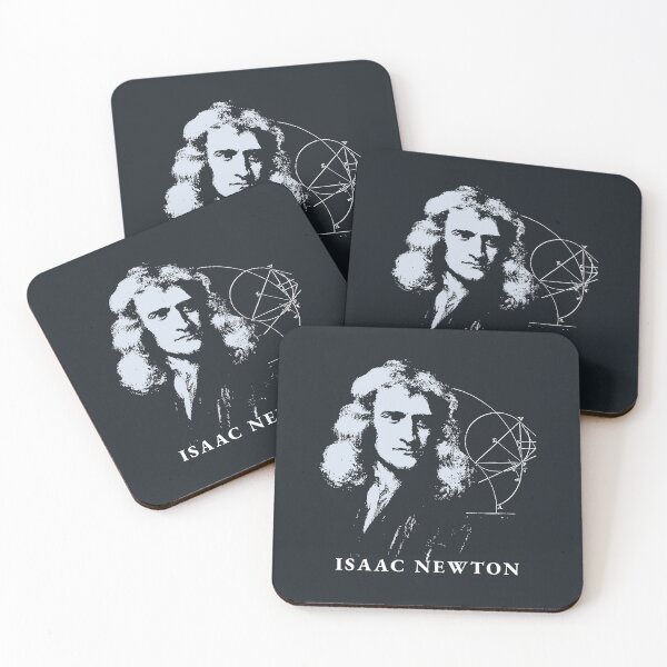 Item preview, Great scientists: Isaac Newton portrait and diagram designed and sold by AntiqueScience.