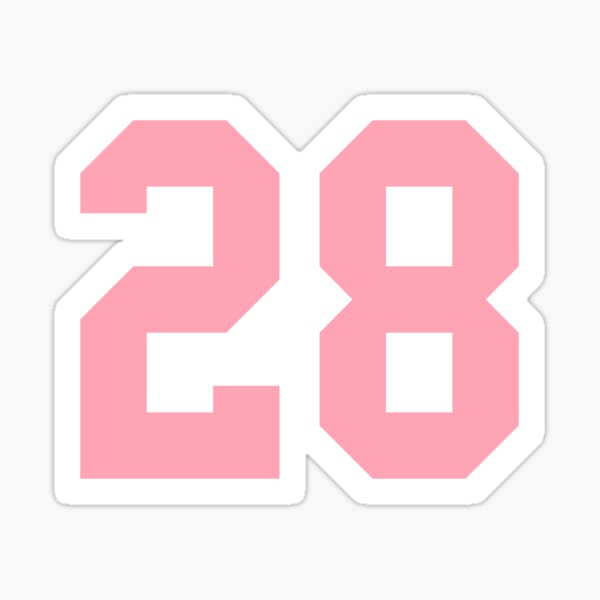 28 Number Twenty-Eight Girls Jersey