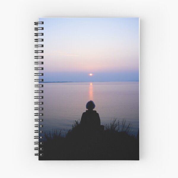 Item preview, Woman meditating about Baikal Lake at sunruse time designed and sold by RaimondKlavins.