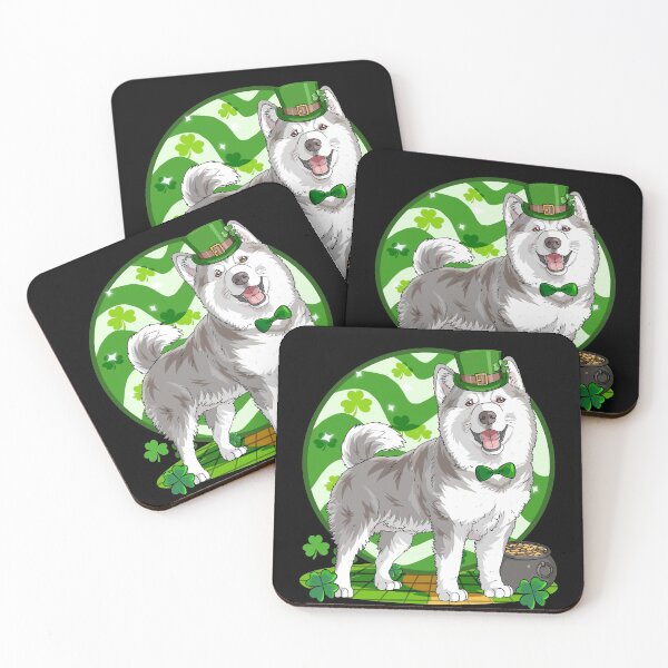 Item preview, Alaskan Malamute Dog Irish Leprechaun St. Patricks Day  designed and sold by Nosek1ng.