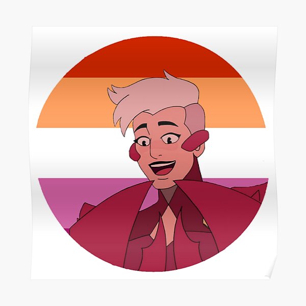 Scorpia She Ra Lesbian Flag Spop Poster By Queerwriter Redbubble 4408