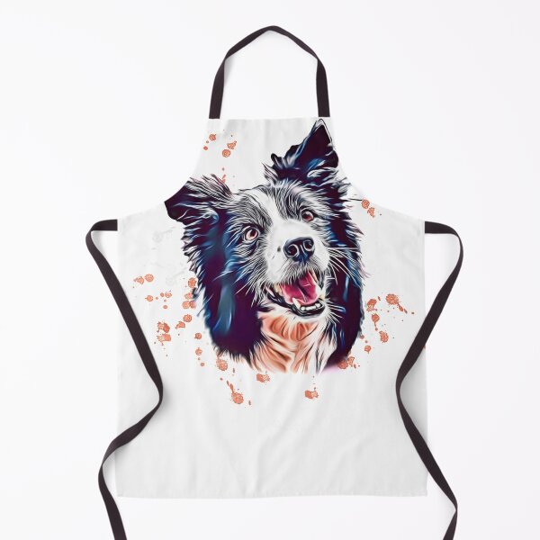 Item preview, sweet Border Collie Portrait Pet Lover gift designed and sold by Kalli-design.