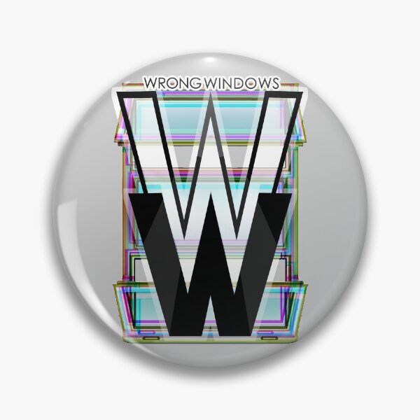 Item preview, Wrong Windows Double-W Logo Variant #4 (RGB Casement/Pinched) designed and sold by billyzduke.