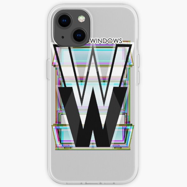 Wrong Windows Double-W Logo Variant #4 (RGB Casement/Pinched) iPhone Soft Case