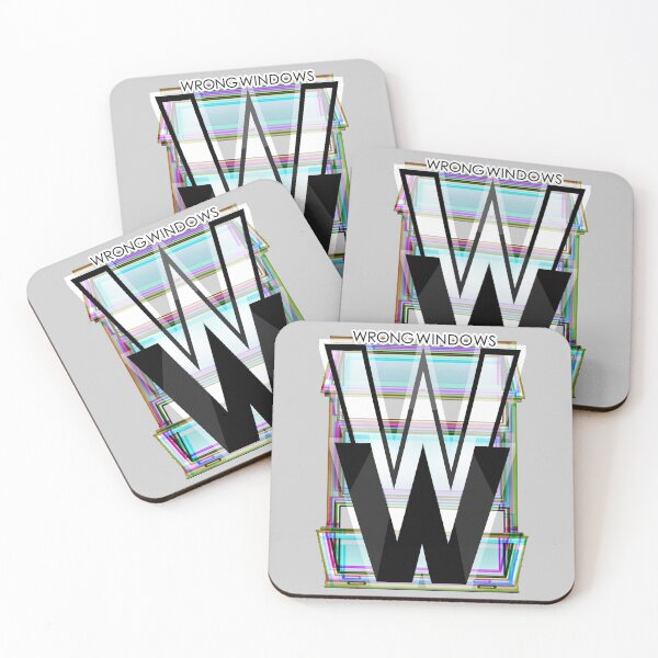 Item preview, Wrong Windows Double-W Logo Variant #4 (RGB Casement/Pinched) designed and sold by billyzduke.