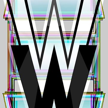 Artwork thumbnail, Wrong Windows Double-W Logo Variant #4 (RGB Casement/Pinched) by billyzduke